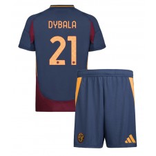 AS Roma Paulo Dybala #21 Tredjedraktsett Barn 2024-25 Kortermet (+ korte bukser)